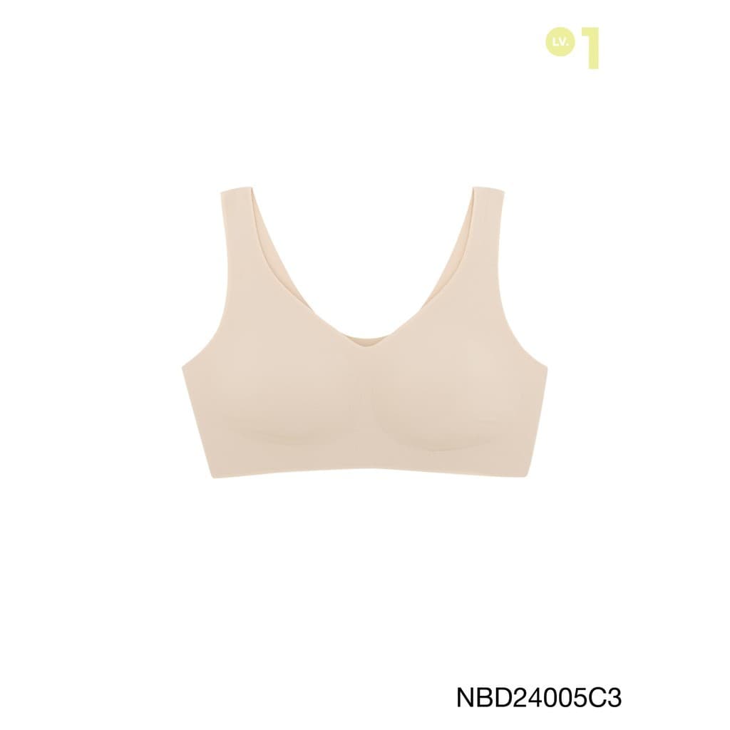 Sabina เสื้อชั้นใน Perfect Bra Level 1 ไร้ตะเข็บ ไร้โครง รหัส NBD24005C3 - สีเนื้อเข้ม รูปที่ 2