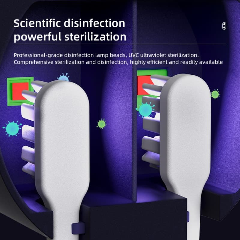 MeeGoo เครื่องฆ่าเชื้อแปรงสีฟันรังสีอัลตราไวโอเลต ที่ใส่แปรงสีฟัน Toothbrush sterilisation box รูปที่ 4