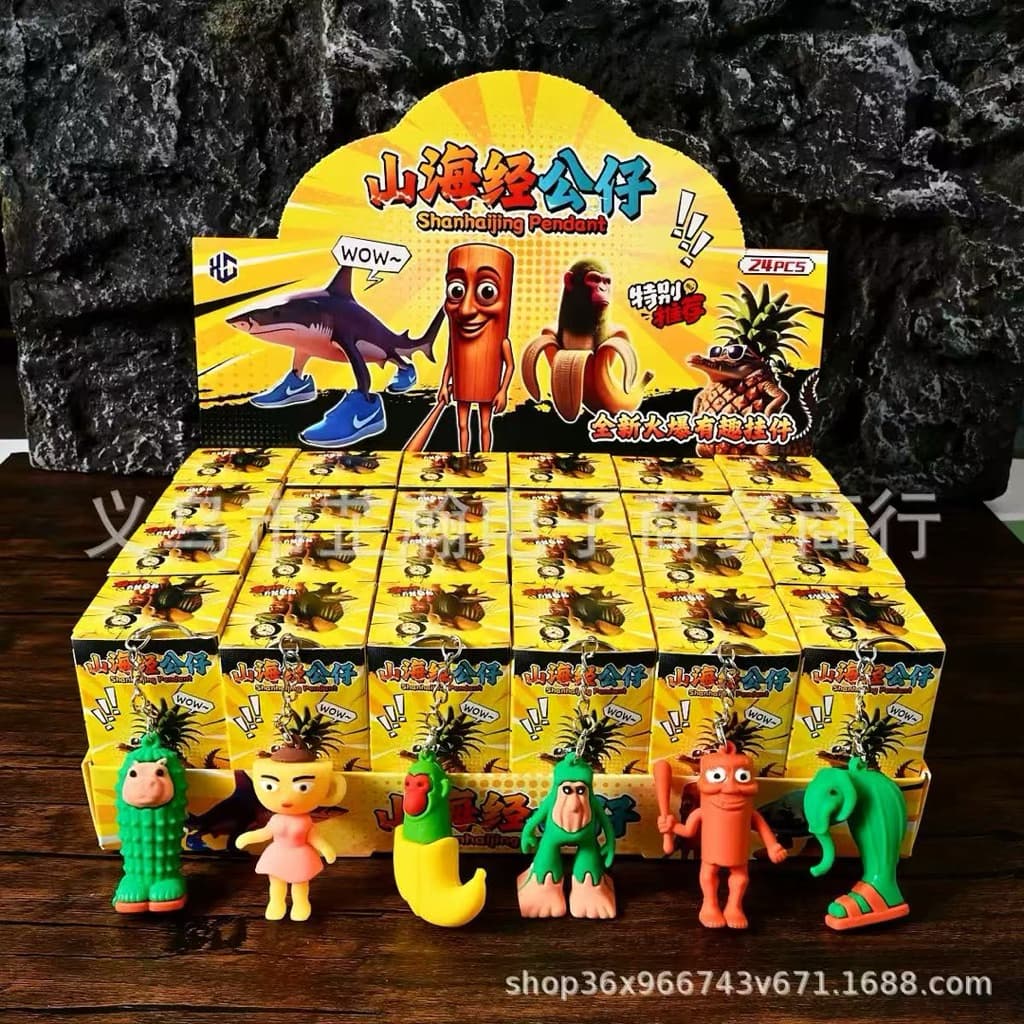 New มาใหม่ทุงทุงตัวการ์ตูนฮิต กล่องสุ่มจิ๋ว 1 box 24 ตัว พวงกุญแจ น่ารักมาก เอาไว้ห้อยกระเป๋า เอาใจเด็กๆชอบจุ่มกันมาก รูปที่ 2