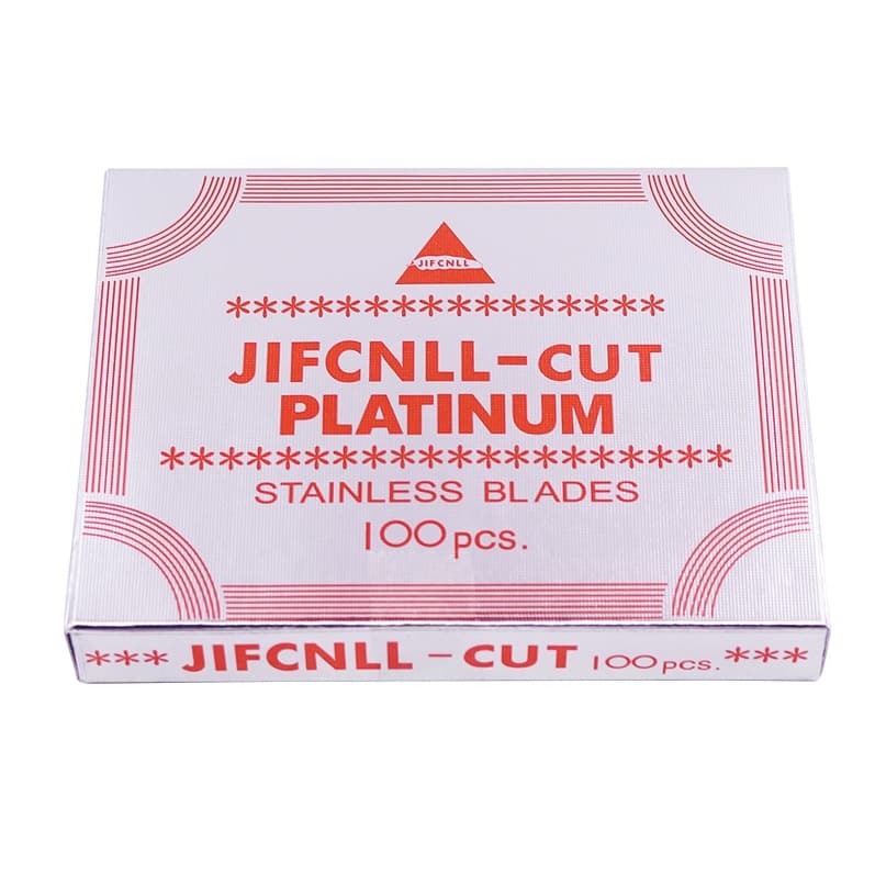 ใบมีดกันคิ้ว JIEFCNEL ใบมีดกันขนคิ้ว คม คุณภาพดี คุ้มมาก 1 กล่องใหญ่ 100ชิ้น รูปที่ 2