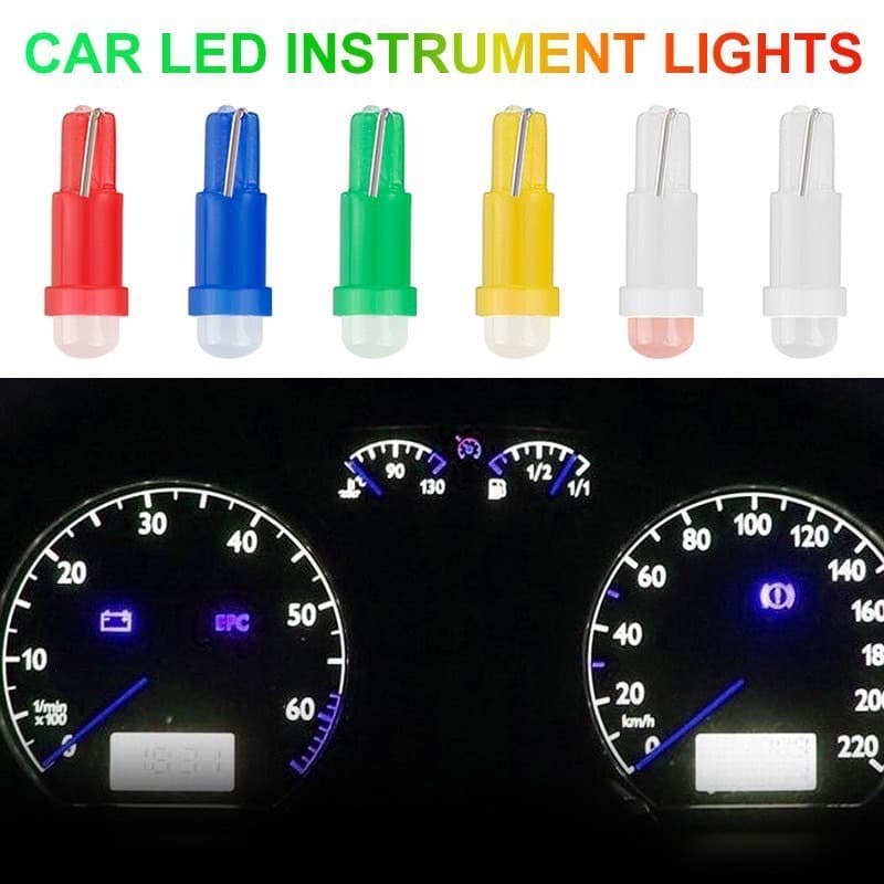 ไฟขั้ว T5 1 SMD LED ไฟหรี่ หน้าปัดรถ เรือนไมล์ คอนโซล รูปที่ 4