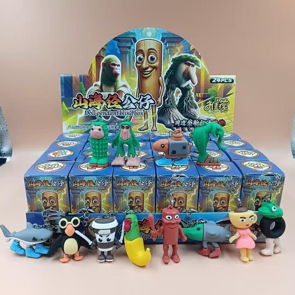 New มาใหม่ทุงทุงตัวการ์ตูนฮิต กล่องสุ่มจิ๋ว 1 box 24 ตัว พวงกุญแจ น่ารักมาก เอาไว้ห้อยกระเป๋า เอาใจเด็กๆชอบจุ่มกันมาก รูปที่ 3