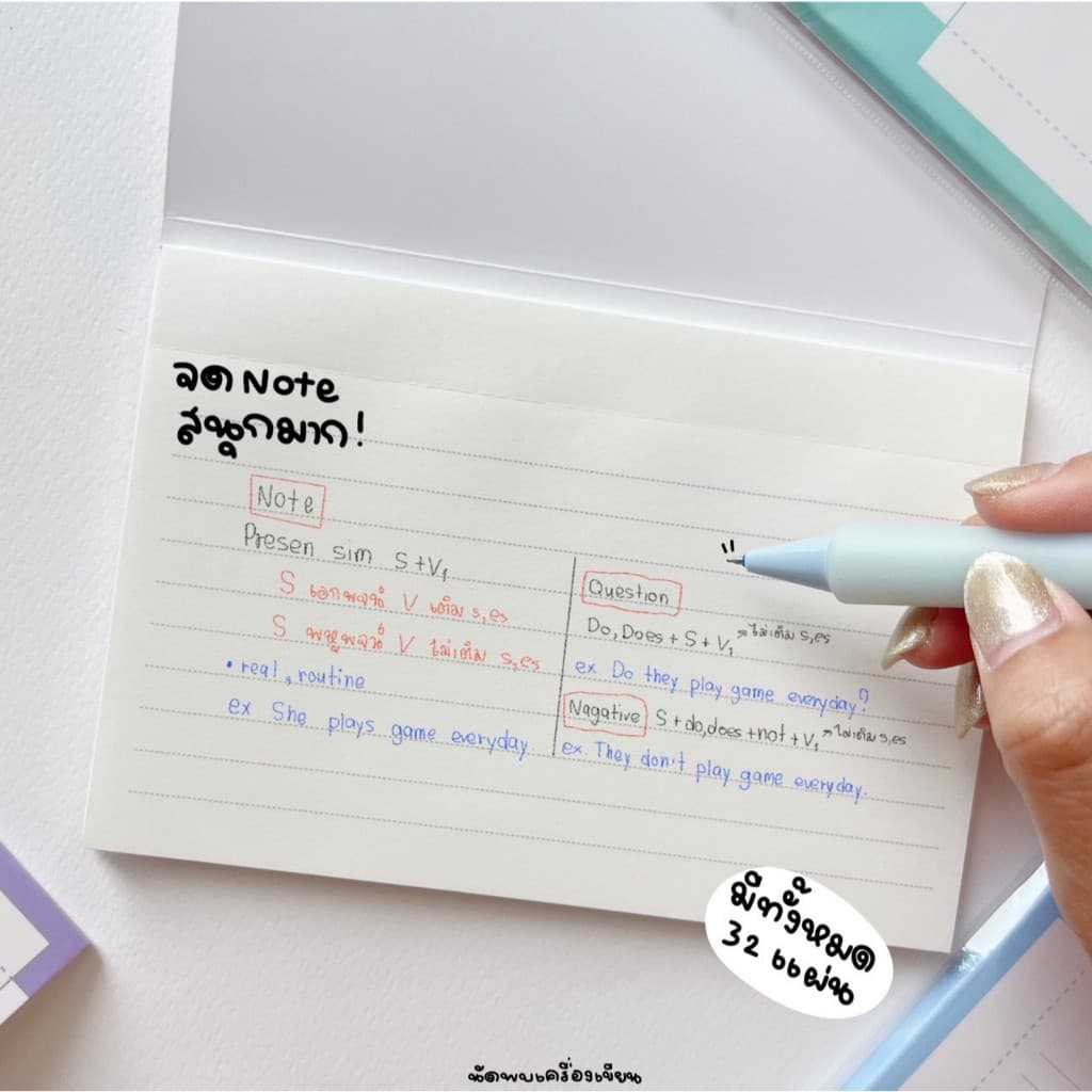 กระดาษโน๊ต กระดาษโน้ตเพิ่มพื้นที่จดโน้ต เอ็กซ์เทนด์ Kizuna Extension Memo รูปที่ 6