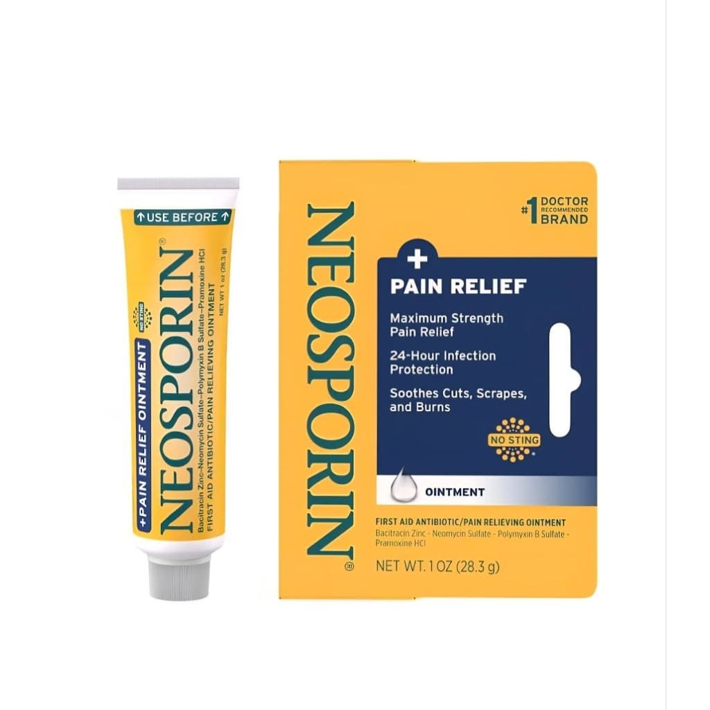 ของแท้ USA Neosporin + Pain Relief Ointment Meximum Strength Pain Relief รูปที่ 2