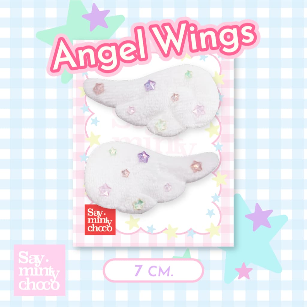 saymintychoco ° Angel Wings | Hair Accessories Clip กิ๊บติดผม เข็มกลัด ปีกนางฟ้า กิ๊บนางฟ้า รูปที่ 2