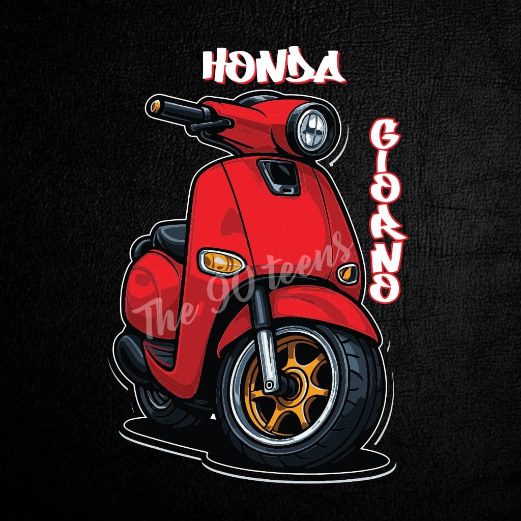 สติกเกอร์จิออโน่ สติกเกอร์ติดรถและโทรศัพท์ ลาย HONDA GIORNO มีสีรถให้เลือกถีง9สี ดีไซน์โดดเด่นไม่ซ้ำใคร sticker รูปที่ 8