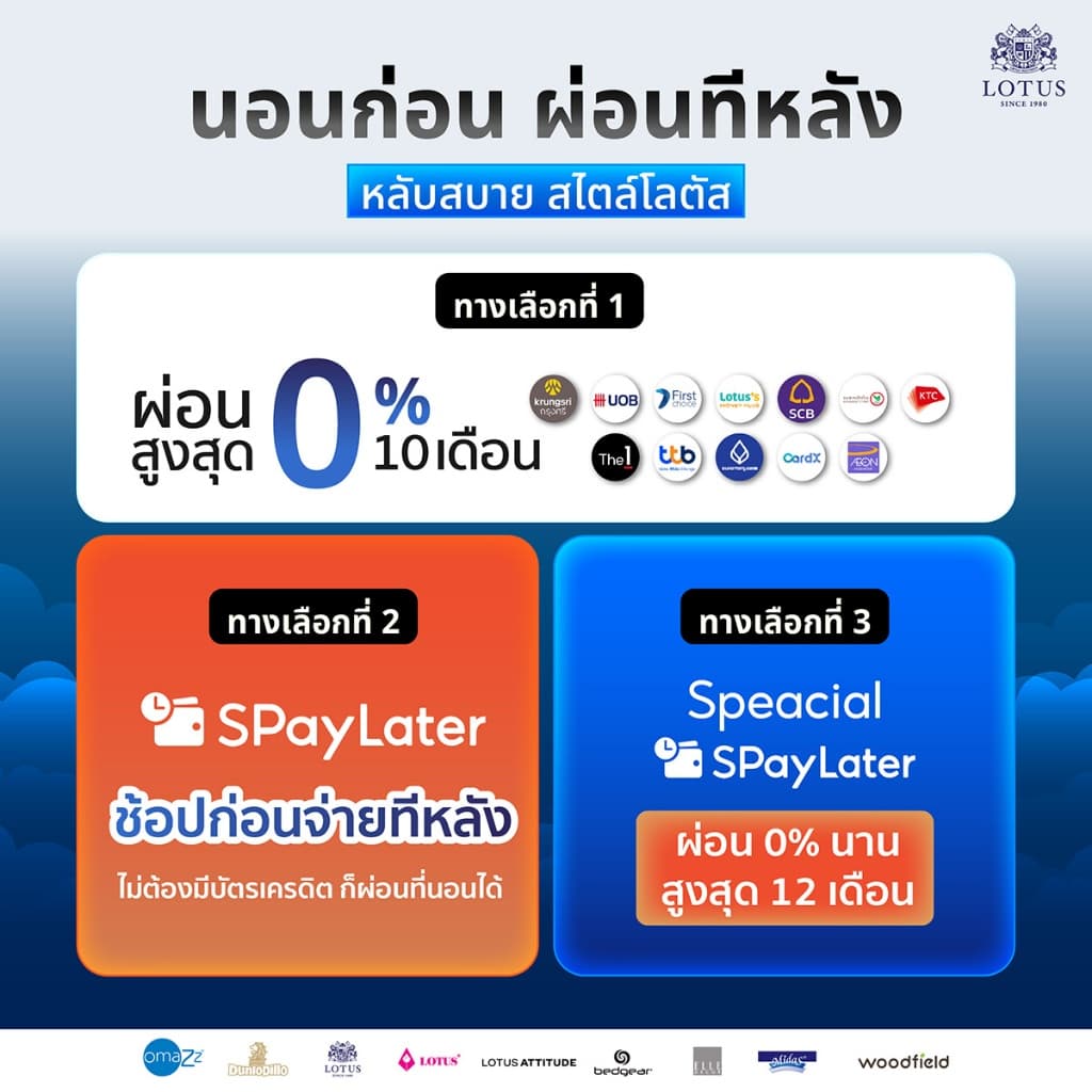 LOTUS ที่นอนนุ่มสบายกว่าขนห่านเทียม ที่นอนนาโน คลาวด์ไฟเบอร์ รุ่น Ayame Cloud หนา 4 นิ้ว จัด ในกล่อง รูปที่ 9