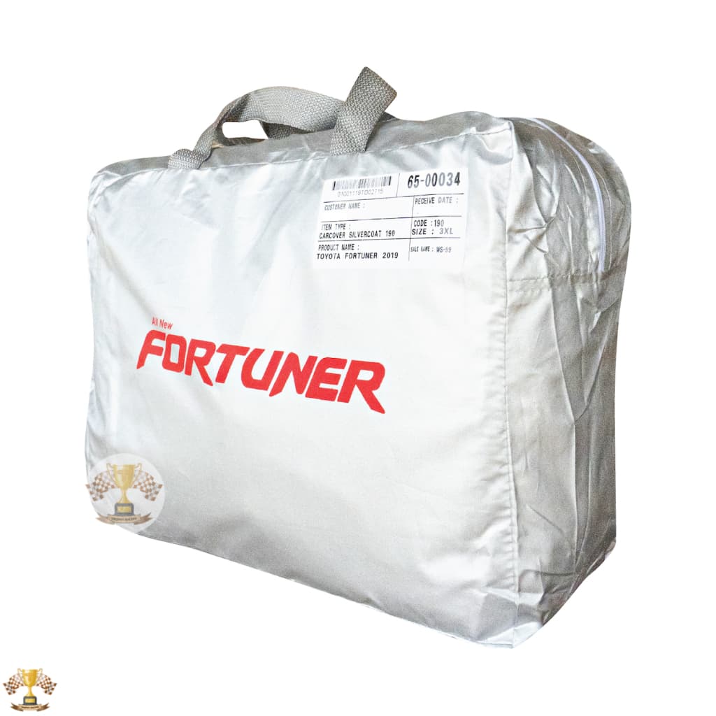 ผ้าคลุมรถ All New Fortuner ตรงรุ่นเนื้อผ้า Silver Coat 190C ทนแดด ไม่ละลาย รูปที่ 3