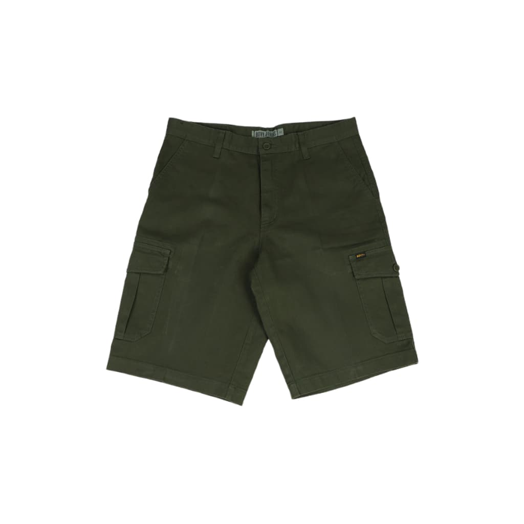 BOVYJNS SHORT - กางเกงขาสั้นคาร์โก้ทรงใหญ่ กว้าง MEN'S CASUAL สีเทา,ครีม,เขียวขี้ม้า,กากี BS-5020 รูปที่ 4