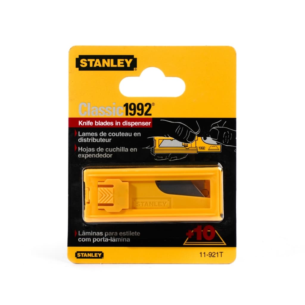 ใบมีดคัตเตอร์รุ่นหนัก #11-921T STANLEY / 11-983 ใบมีดขอเกี่ยวขนาดใหญ่5ชิ้น/แพ็ค รูปที่ 1