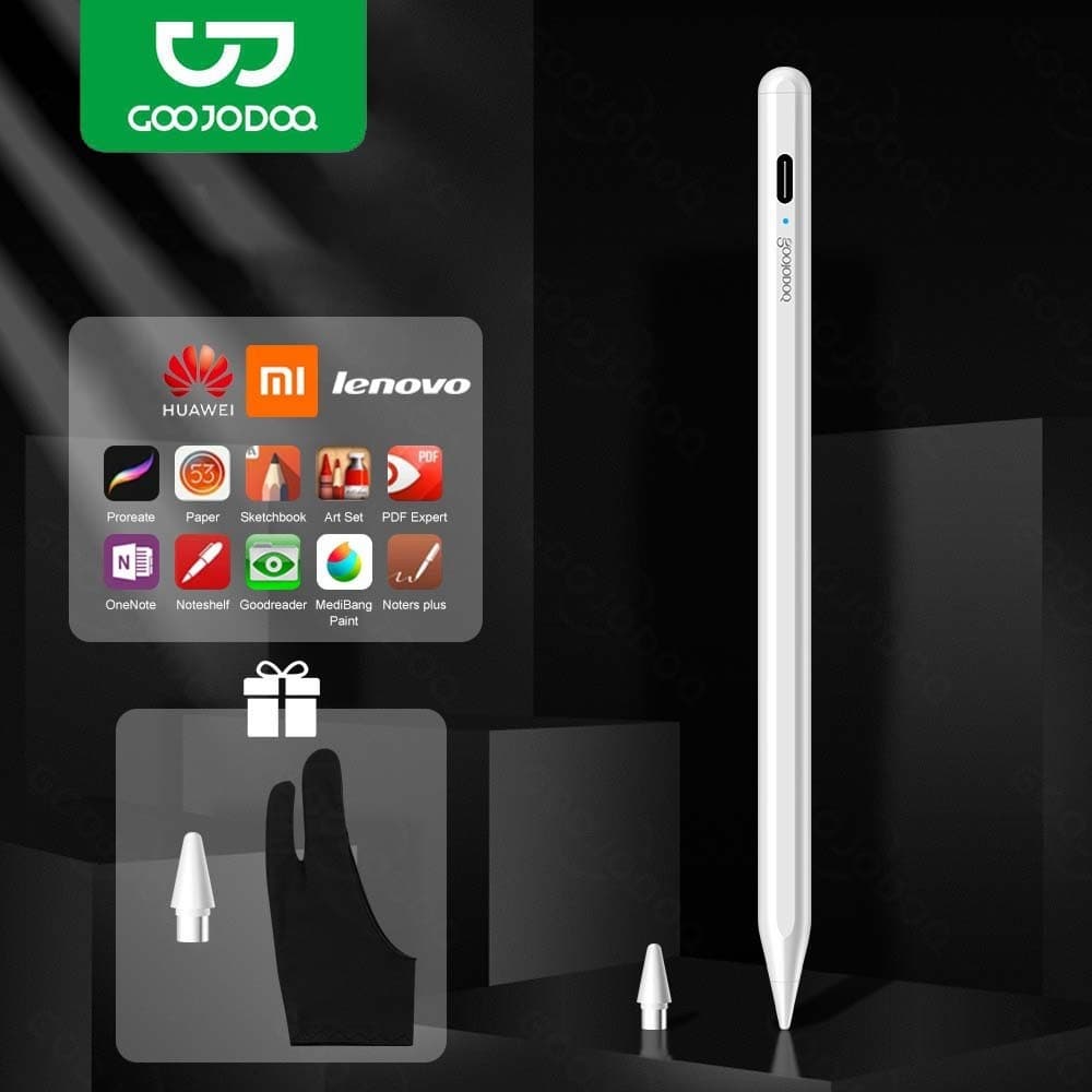 GOOJODOQ ไทยแลนด์สปอต Gd3 ปากกาทัชสกรีนสไตลัส สำหรับ คอมพิวเตอร์แท็บเล็ต Pencil 1 2 แถมถุงมือด้วย รูปที่ 1