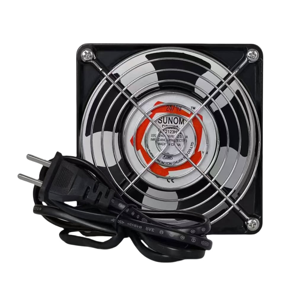 พัดลมระบายความร้อน พัดลมตู้RACK AC SUNOM 12Cm 220-240V ปลั่กเสียบไฟบ้าน รูปที่ 3