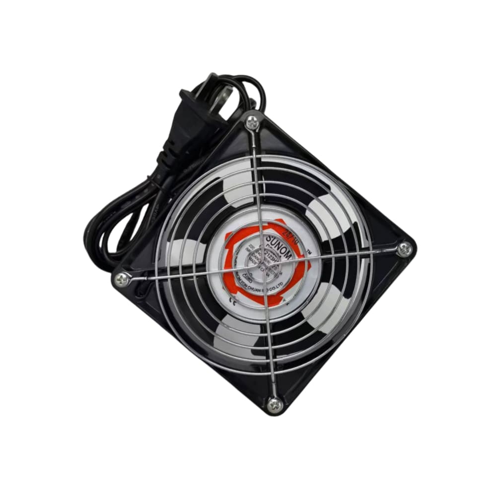พัดลมระบายความร้อน พัดลมตู้RACK AC SUNOM 12Cm 220-240V ปลั่กเสียบไฟบ้าน รูปที่ 8