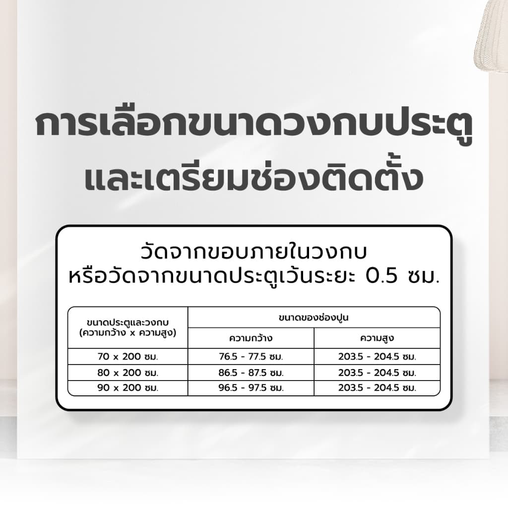 FINEXT วงกบประตู PVC แบบหนา 70x180 ซม. สีเทา |WON| รูปที่ 4