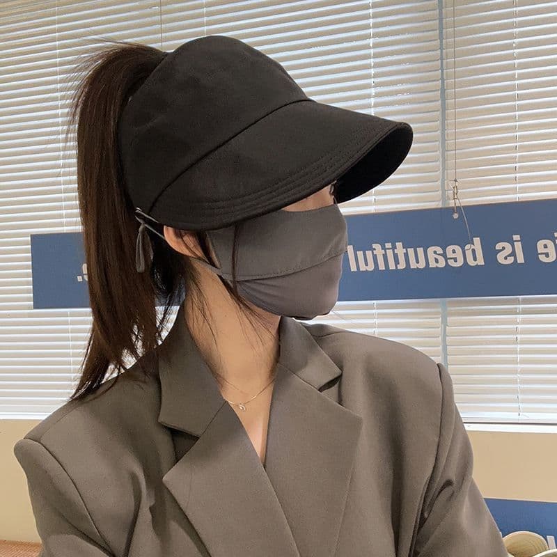 Fashion girlหมวกกันแดด สไตล์แฟชั่นใหม่ หมวกเบสบอล อเนกประสงค์ ป้องกันแสงแดด จากไทย รูปที่ 3