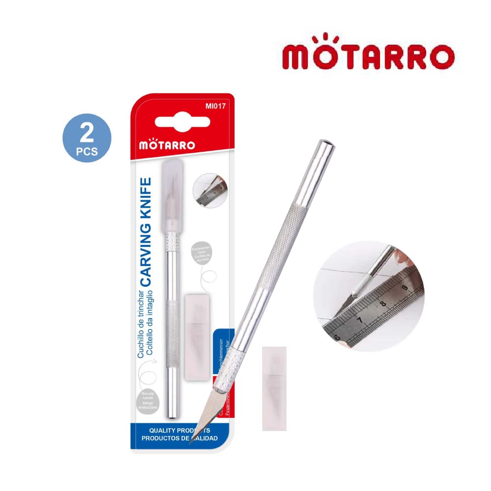 มีดตัดสติกเกอร์ คัตเตอร์ปากกา คัตเตอร์ตัดสติกเกอร์ มีดแกะสลัก MOTARRO รุ่น MI017 แถมใบมีด รูปที่ 8