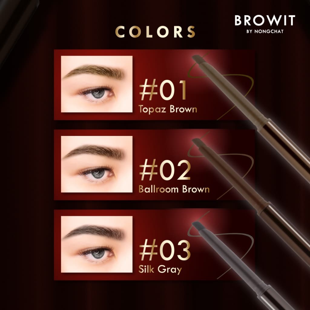 ดินสอเขียนคิ้ว Browit Glam Gala Brow Pencil 0.12g รูปที่ 4
