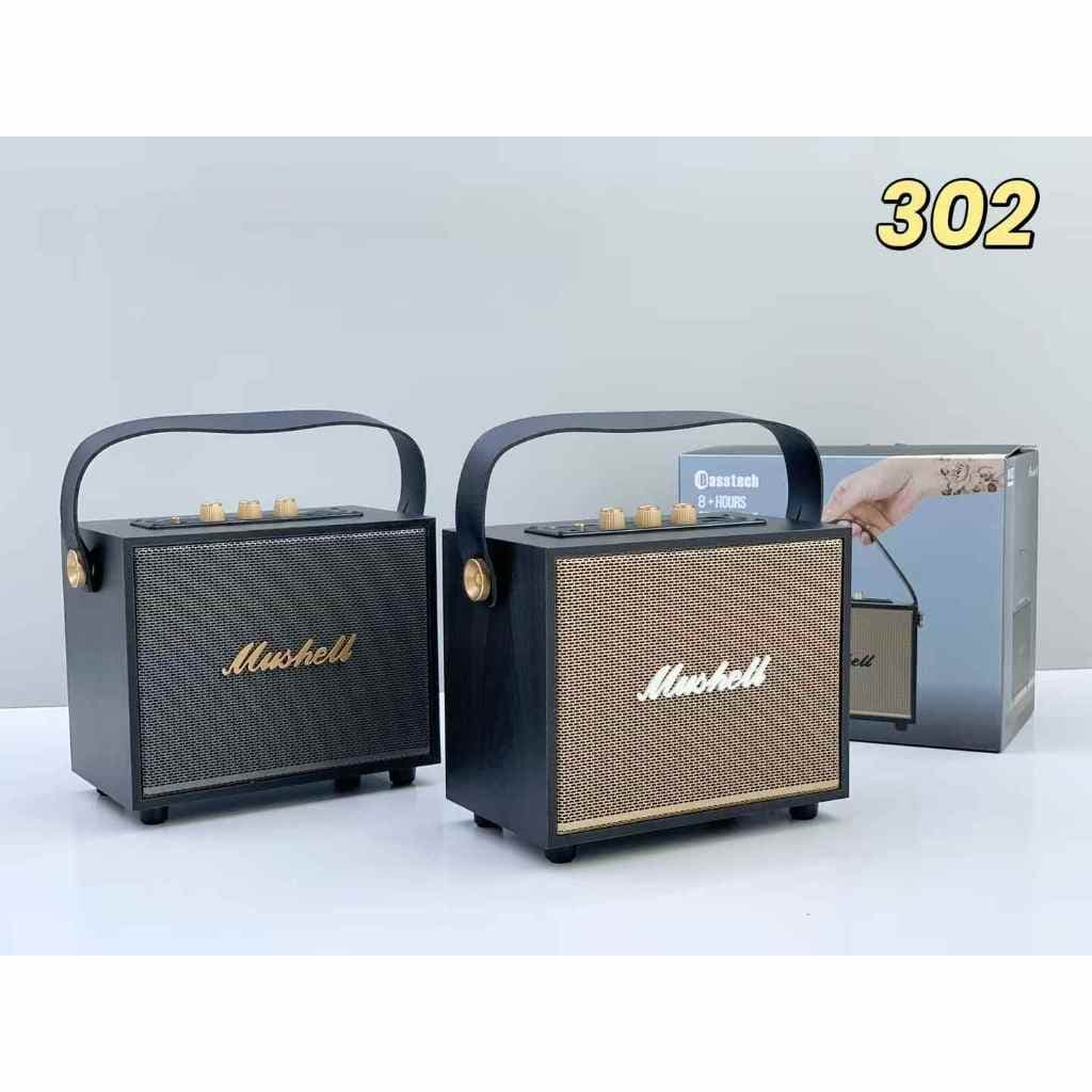 ลำโพงบลูทูธ ไร้สาย เสียงดี XM-302 ลำโพงตู้ไม้แบบพกพา สำหรับใช้ในบ้านและกลางแจ้ง ซับวูฟเฟอร์ เบสแน่น BT, USB, , TWS รูปที่ 3