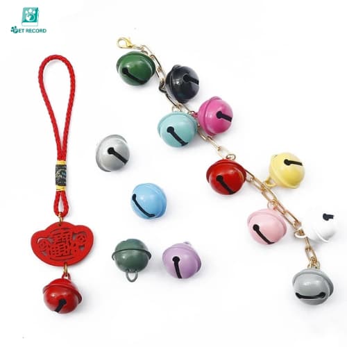 Pet Record ปลอกคอกระดิ่ง ขนาด 22 มม. สีแคนดี้ สําหรับสัตว์เลี้ยง สุนัข แมว DIY รูปที่ 4