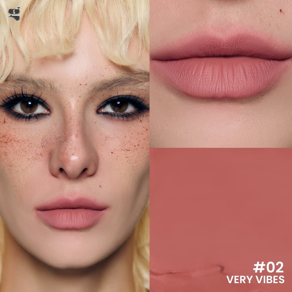 (สูตรใหม่!ติดทนนานกว่าเดิม เนื้อ Liquid ฟินิชแมตต์ ติดทนขั้นสุด) Gala Tiny Silvie Mousse Lip รูปที่ 4