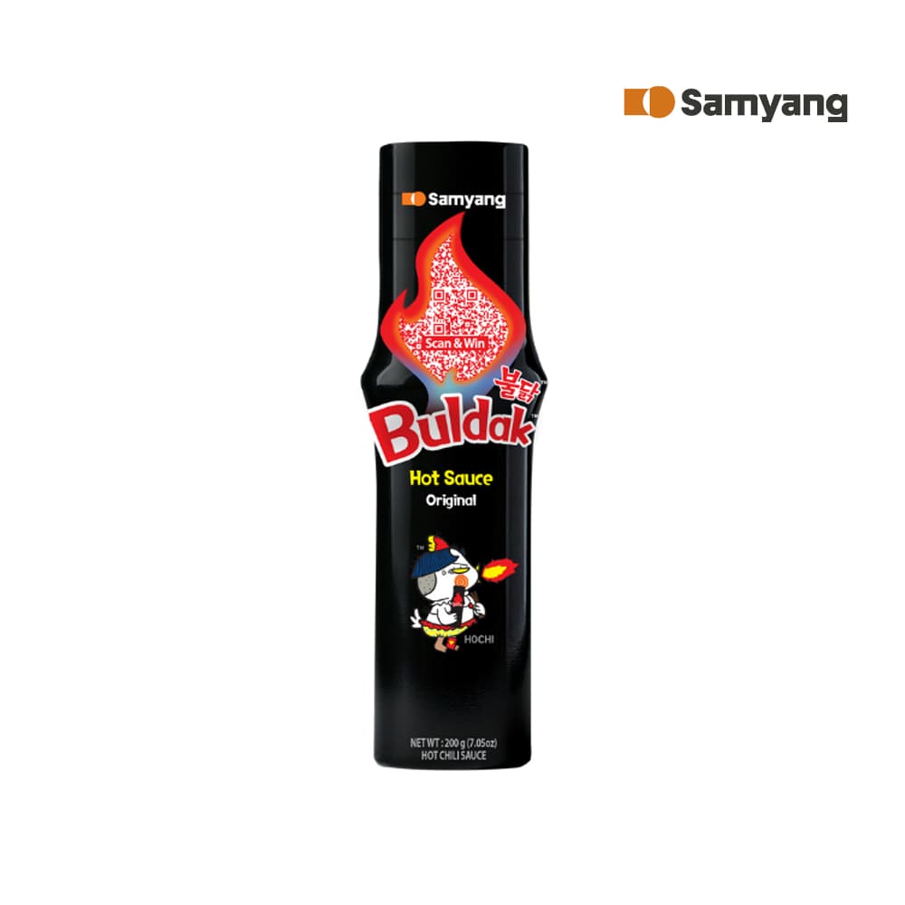 Samyang Buldak Hot Chicken Flavor Sauce ซัมยัง บูลดัก ฮอต ชิคเก้น ซอสสไตล์เกาหลี สูตรเผ็ด 200 กรัม รูปที่ 2