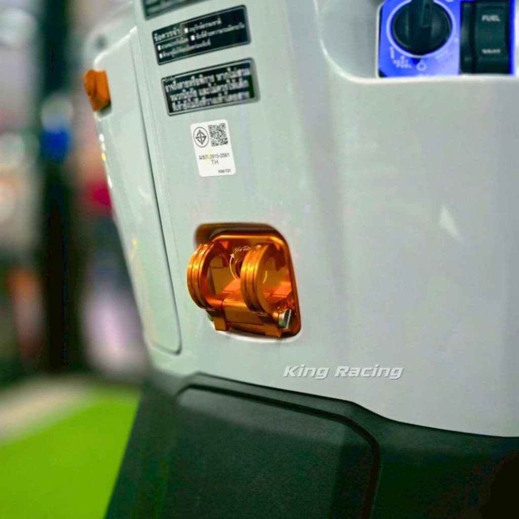 ตะขอเกี่ยวของ Honda Giorno+ แบบพับล็อคได้ ตะขอเกี่ยวขอ อลูมิเนียม CNC แข็งแรง ทนทาน รับน้ำหนักได้เลย รูปที่ 2
