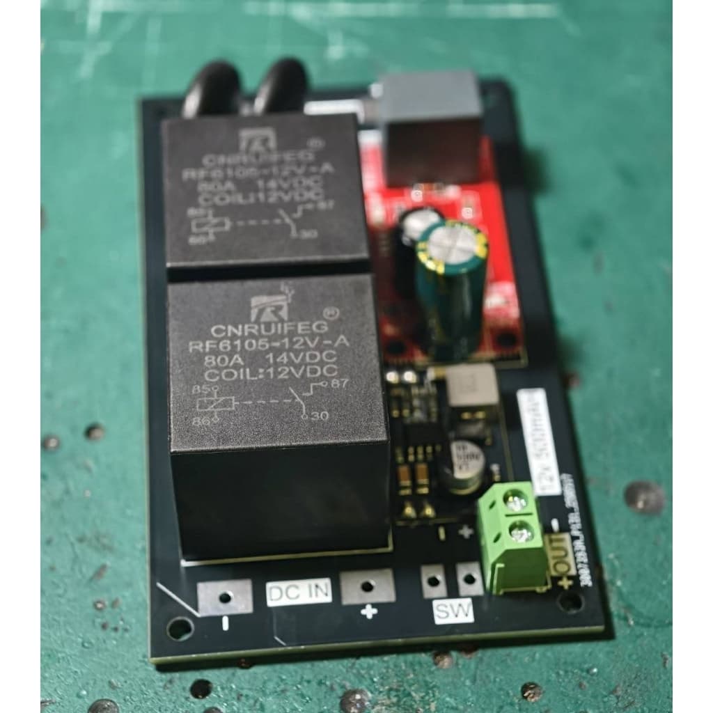 ซอฟสตาร์ท ไฟDC12-60v รีเลย์80a+80a ป้องกันไฟกระชาก **ป้องกันสวิทช์เสีย*เหมาะกับงานที่ใช้กระแสaสูง รูปที่ 1