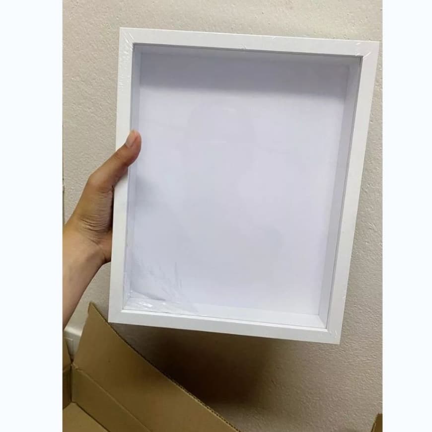 กรอบรูป สำหรับใส่ดอกไม้แห้ง แบบกลวง วางได้แนวตั้ง/นอน มีรูแขวน DIY กรอบรูปใส่ดอกไม้แห้ง มินิมอล ราคา/ชิ้น รูปที่ 6