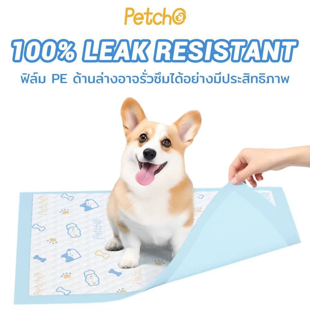Petcho แผ่นรองฉี่ แผ่นรองฉี่สุนัข แผ่นรองฉี่สัตว์เลี้ยง ซุปเปอร์ดูดซับ 7 ชั้นแ ลายน่ารัก รูปที่ 6
