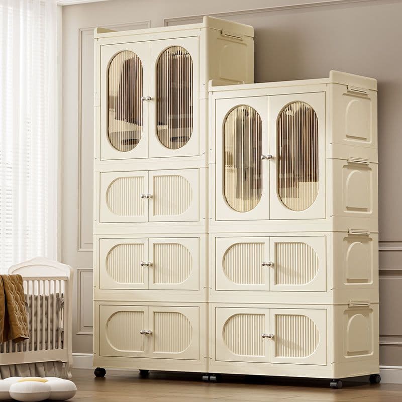 Living ตู้เสื้อผ้า พับ สวย ตู้เก็บของ ทนทาน กันฝุ่นและกันน้ำ ความจุสูง พื้นที่จัดเก็บ 1-3 แขวน ติดตั้งง่าย สไตล์โมเดิร รูปที่ 8