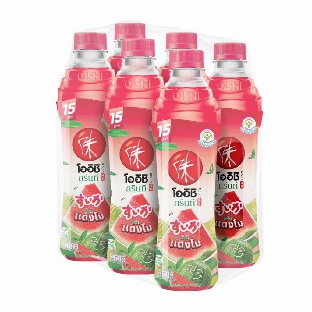 Oishi Green Tea โออิชิ กรีนที ชาเขียวญี่ปุ่น รสแตงโม 370 มล. 24 ขวด รูปที่ 5