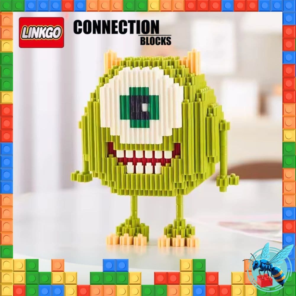 ตัวต่อ นาโน มอนเตอร์อิ้ง ซัลลี่ ไมค์ SULLEY MIKE monster inc Nanoblock Size L รูปที่ 7