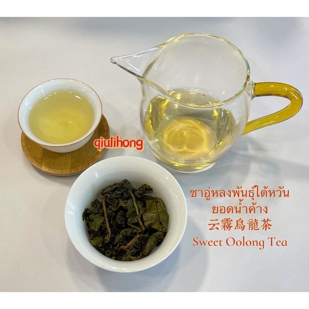 ชาอู่หลงไต้หวันยอดน้ำค้าง 云雾乌龙茶 Sweet Oolong Tea รูปที่ 3