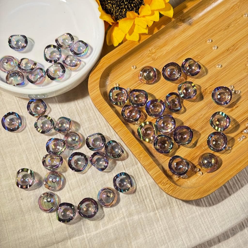 แมงกะพรุนน้อย สำหรับทำพวงกุญแจ ขนาด 15 มิล 10 ชิ้น DIY รูปที่ 4