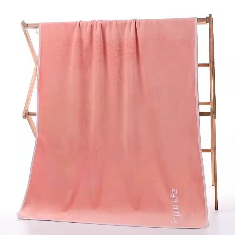 ผ้าเช็ดตัว ผ้าขนหนู Simple Life ผ้าไมโครไฟเบอร์ ขนาด 70x140 ซม. N44 รูปที่ 4