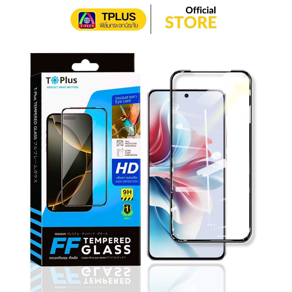 ฟิล์มกระจก เต็มจอใส oppo Reno 16-5G X9s X9s Pro X9 Ultra K15 pro K15 ProPlus f31pro f31propIus รูปที่ 2