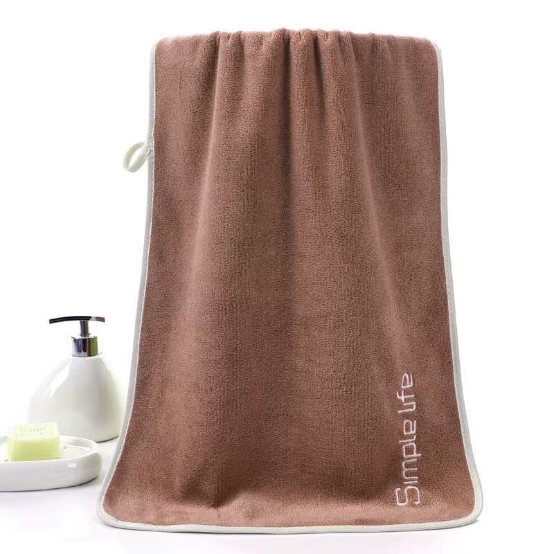 ผ้าเช็ดตัว ผ้าขนหนู Simple Life ผ้าไมโครไฟเบอร์ ขนาด 70x140 ซม. N44 รูปที่ 8