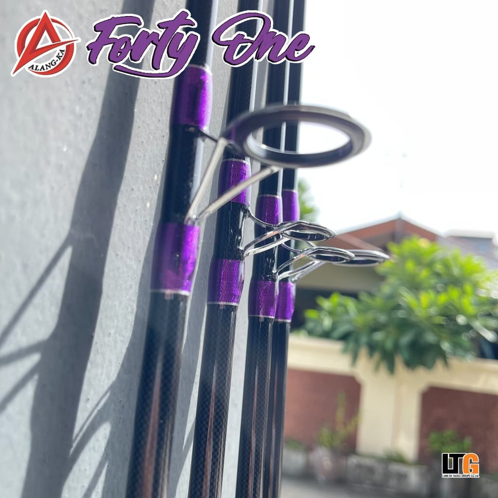 คันตกหน้าดิน Alang-ka Forty One เหมาะกับการตกหน้าดินธรรมชาติ และ ตามบ่อตกปลา ด้ามก๊อกเคลือบ รูปที่ 7