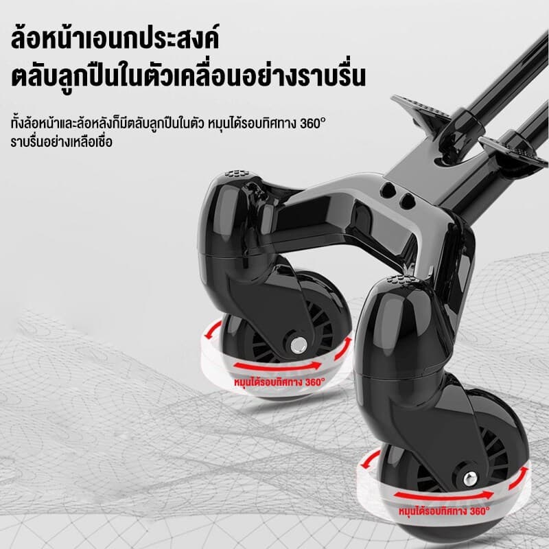รถเข็นเด็กแบบพับได้ รถเข็นเด็กแบบพกพา รถเข็นเด็ก 2 ทาง รถเข็นเด็กขนาดห้องโดยสารเครื่องบิน รูปที่ 7