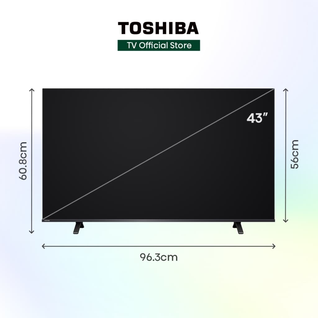 Toshiba TV 43C350RP ทีวี 43 นิ้ว 4K Ultra HD HDR10 High Dynamic Range WiFi Dolby Vision Atmos รูปที่ 6