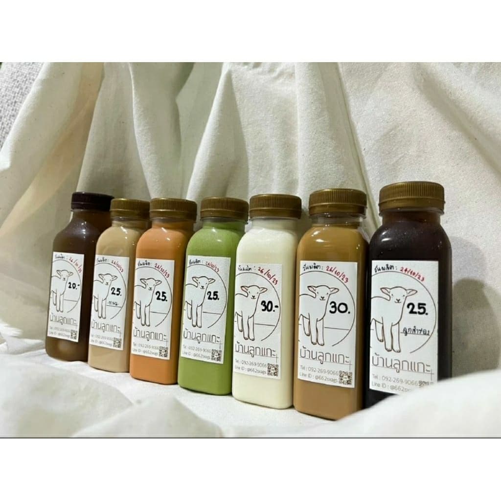 ขวดพลาสติก ทรงสตาร์บัค ปากกว้าง 34 มิล ขนาด 200 ml +พร้อมฝา เลือกสีฝาได้) พลาสติกใส PET บรรจุเครื่องดื่ม รูปที่ 6