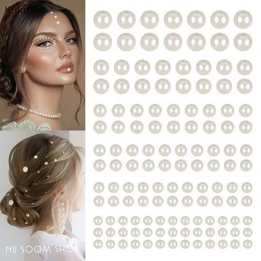 เพชรติดหน้า ติดผม sticker มีกาวในตัว Eye sticker กาว รูปที่ 8