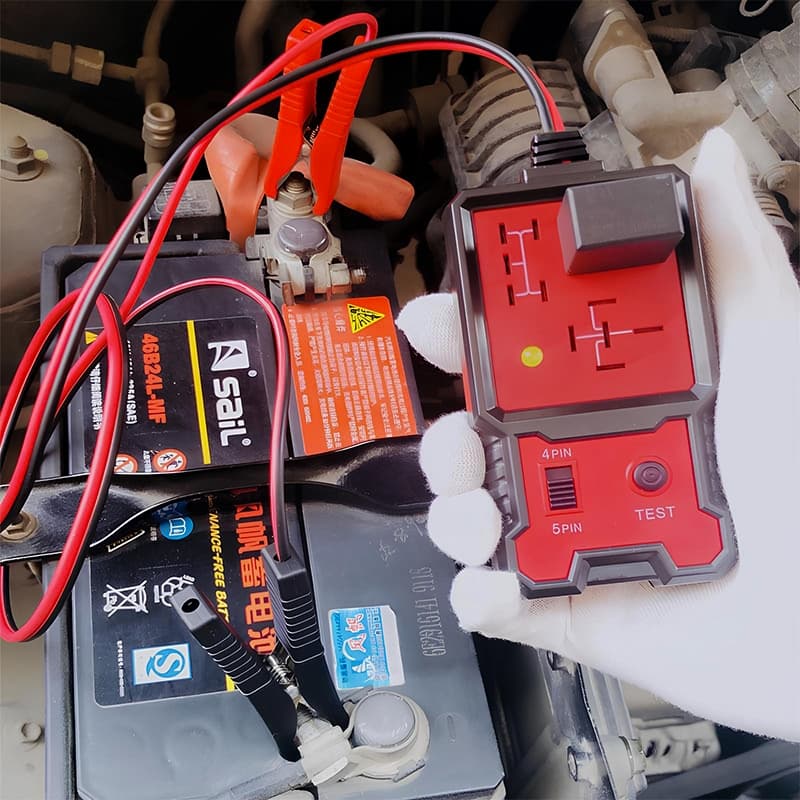 เครื่องทดสอบรีเลย์รถ 12V/24V เครื่องมือวินิจฉัยรีเลย์รถยนต์ Car Relay Tester รูปที่ 5