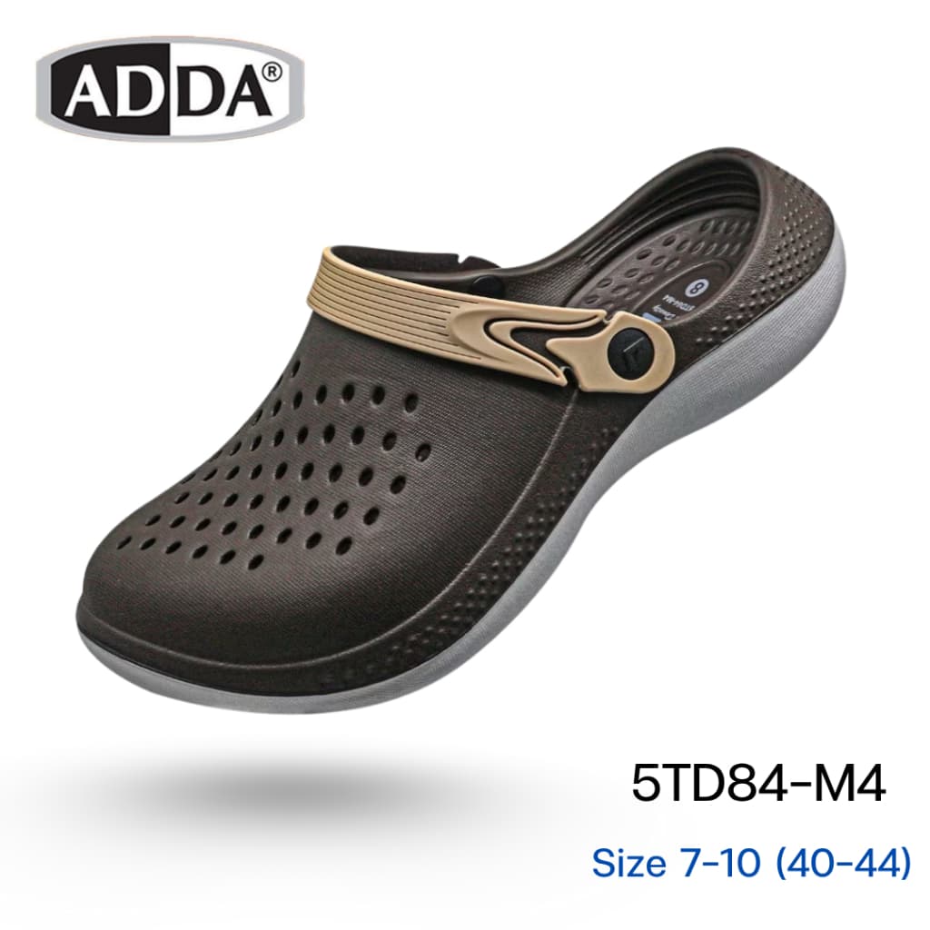รองเท้าแตะ รองเท้าลำลอง สำหรับผู้ชาย ADDA 2density แบบสวมหัวโต รุ่น 5TD84M4 รูปที่ 9