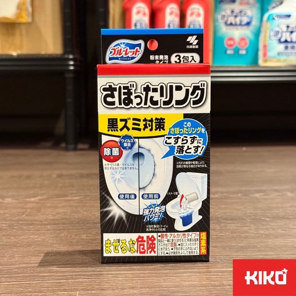 Kobayashi Foam Cleaner ผงฟู่ ทำความสะอาดชักโครก 3 ซอง/กล่อง ขจัดคราบฝังแน่น คราบลึก ฆ่าแบคทีเรีย รูปที่ 1