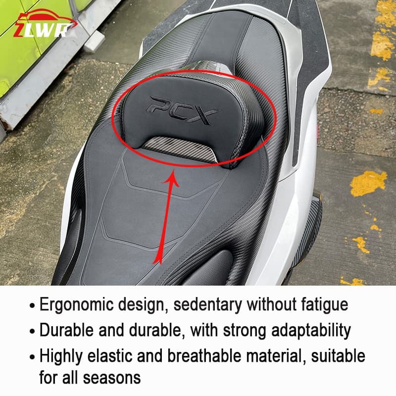 ZLWR 2018-2026PCX160 150/adv/namx/forzaเบาะนั่งสบายที่ปรับเปลี่ยน วัสดุ PU กันน้ำ ปรับปรุงความโค้งของเบาะนั่งเพื่อเพิ่มก รูปที่ 4