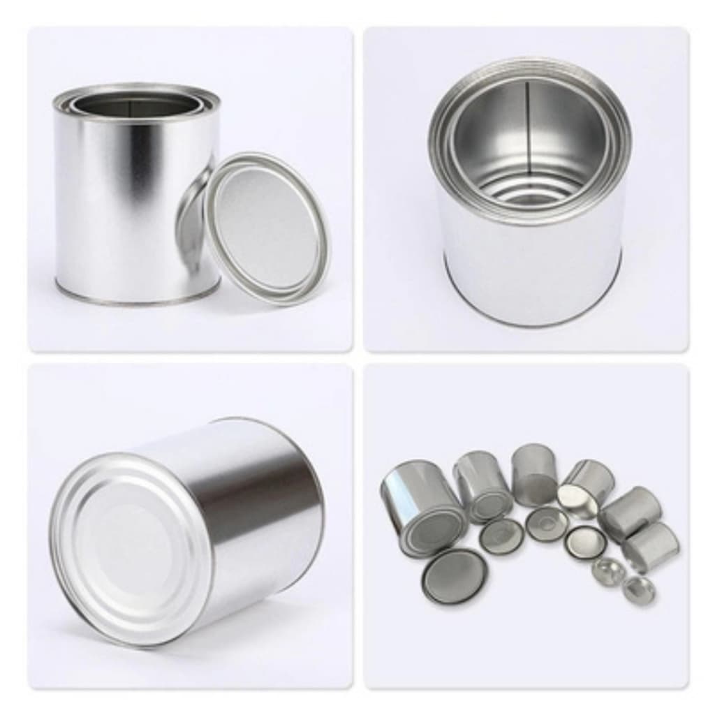 กระป๋องเปล่า NASON 1L | กระป๋องเหล็กใส่สี/ทินเนอร์ แข็งแรง ฝาปิดแน่น รูปที่ 4