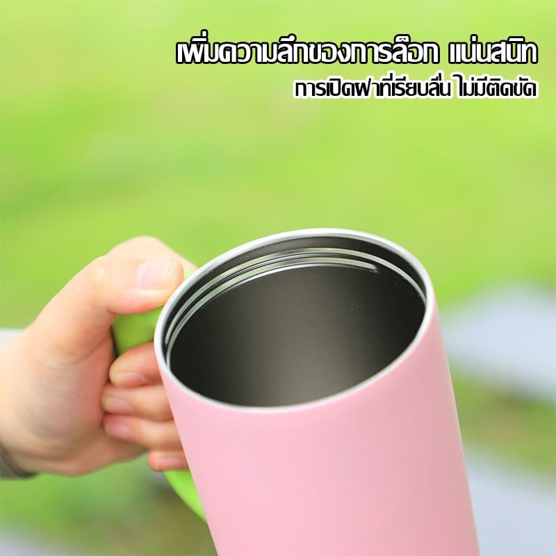 กระติกน้ำเก็บความเย็น มีหลอด แก้วน้ำสแตนเลส316 ดื่มเป็น 2 แบบแก้วเก็บความเย็น ขนาด 710 มล-238 รูปที่ 8