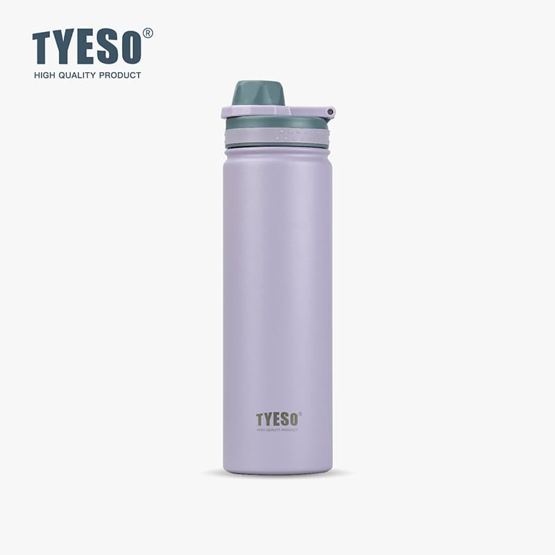 TYESO ขวดน้ำทรงกระบอก สแตนเลส 304 แท้ เก็บร้อน-เย็น ขนาด 530ML/750ML มีฝาปิด พร้อมหูหิ้ว พกพาสะดวก รูปที่ 8