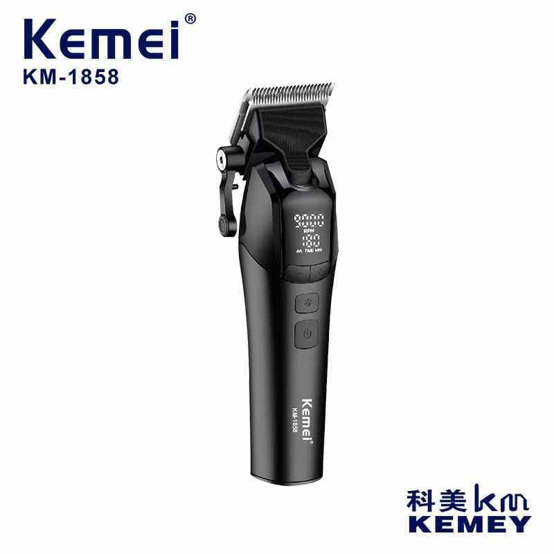 Kemei KM-1858 ปัตตาเลี่ยนตัดผมไร้สาย อุปกรณ์ครบชุด ตัดผมไฟฟ้า กันขอบ กันลาย สินค้า รูปที่ 7